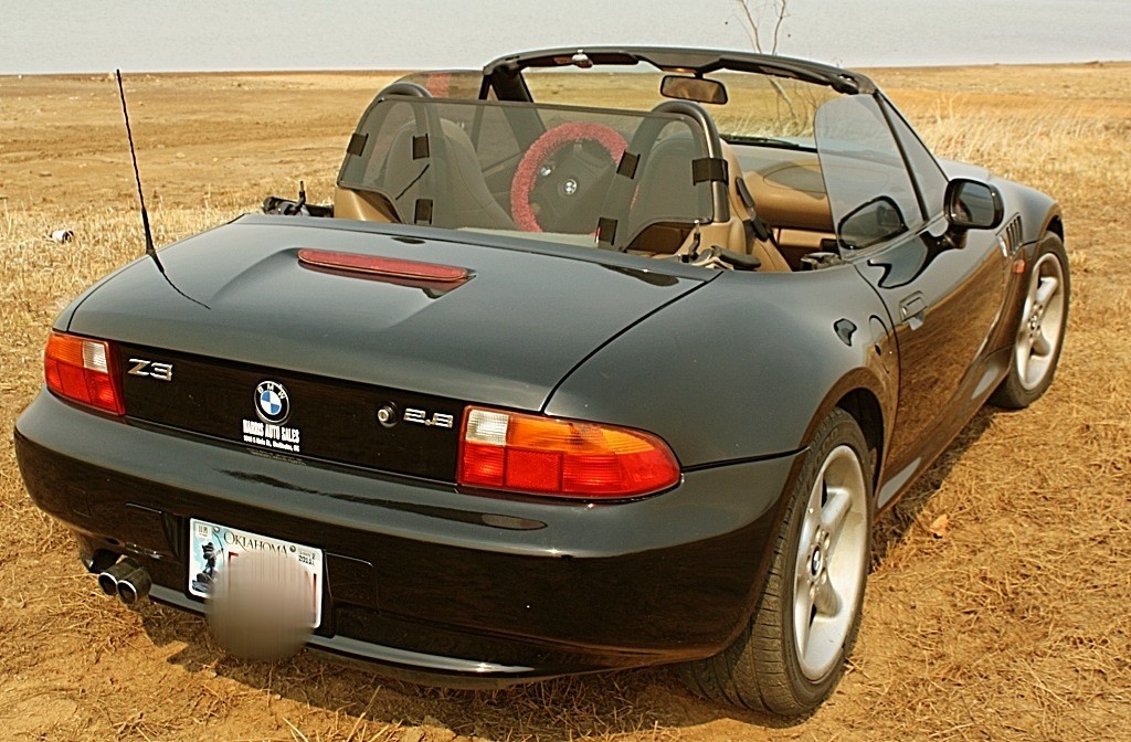 Clear w/ ROADSTER Engraving ™ - Wind Deflector for BMW Z3 Convertible DEFLECTAIR 